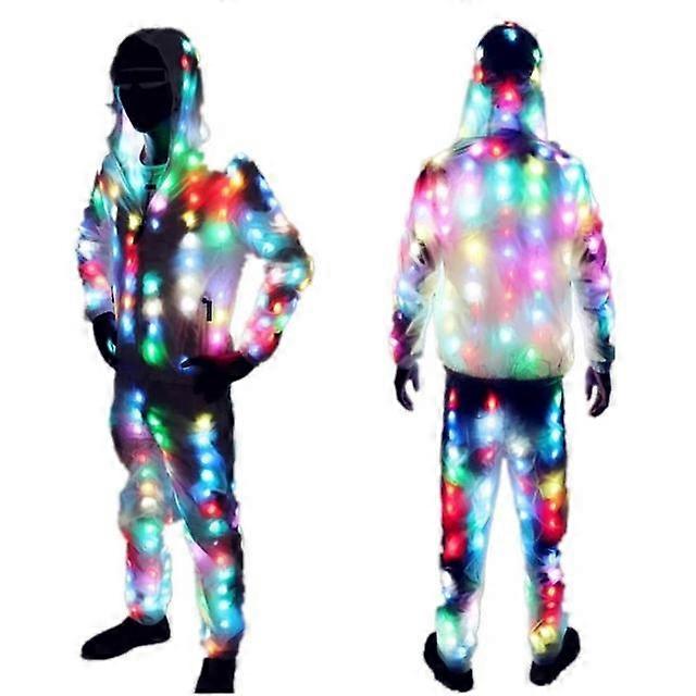 发光灯裤子创意防水衣服跳舞LED灯裤圣诞派对衣服夜光服装