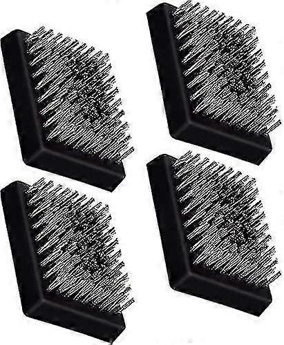 4 Pack Replacement Grill Brush Heads, Cordless, Replaceable Heads Compatible With Most Grill Brushes, Best Bbq Cleaner (4 Pcs)-FG