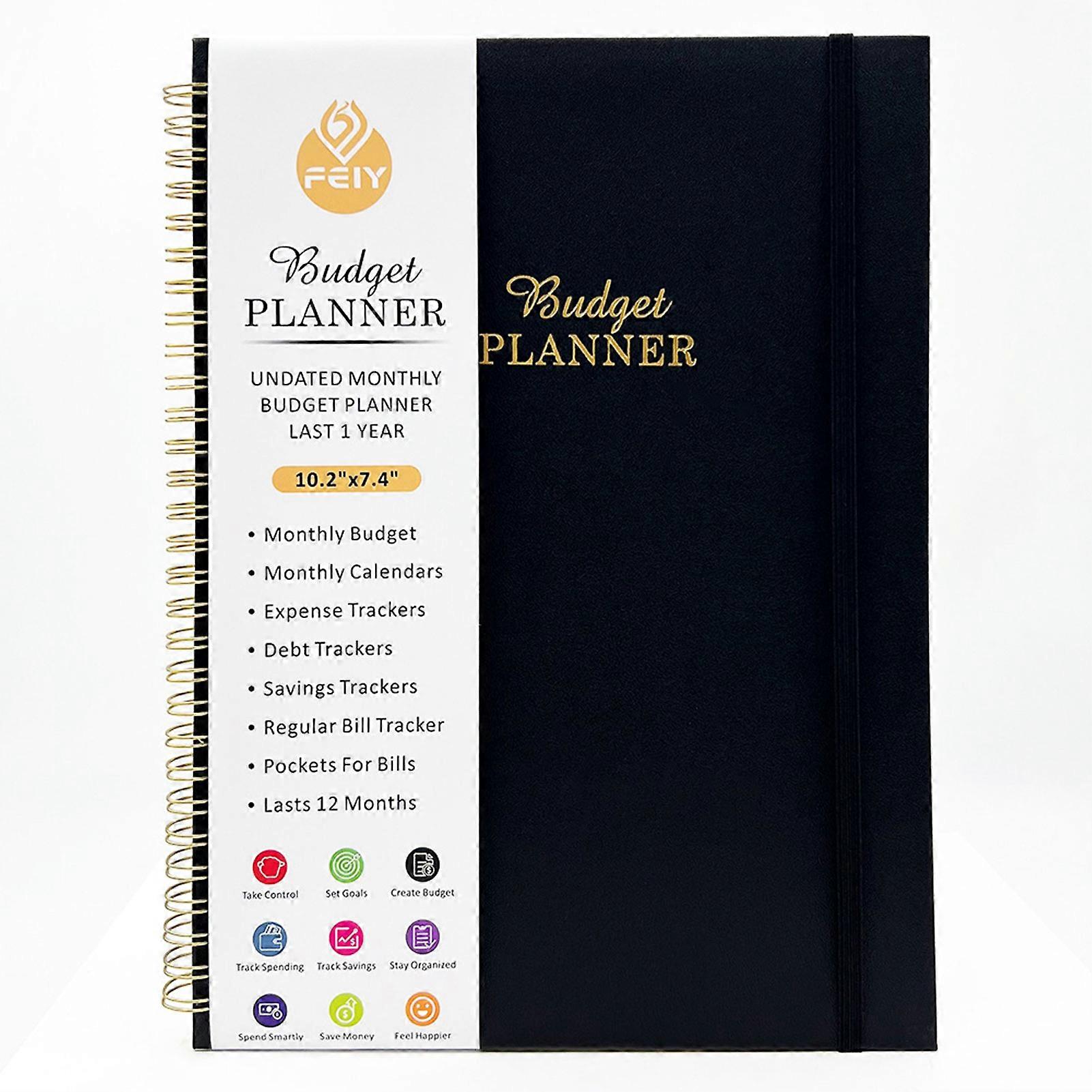 Budgets Planner Guided Personal-Finance Made Easy Notebook Personalized Efficient Life Finance Journal