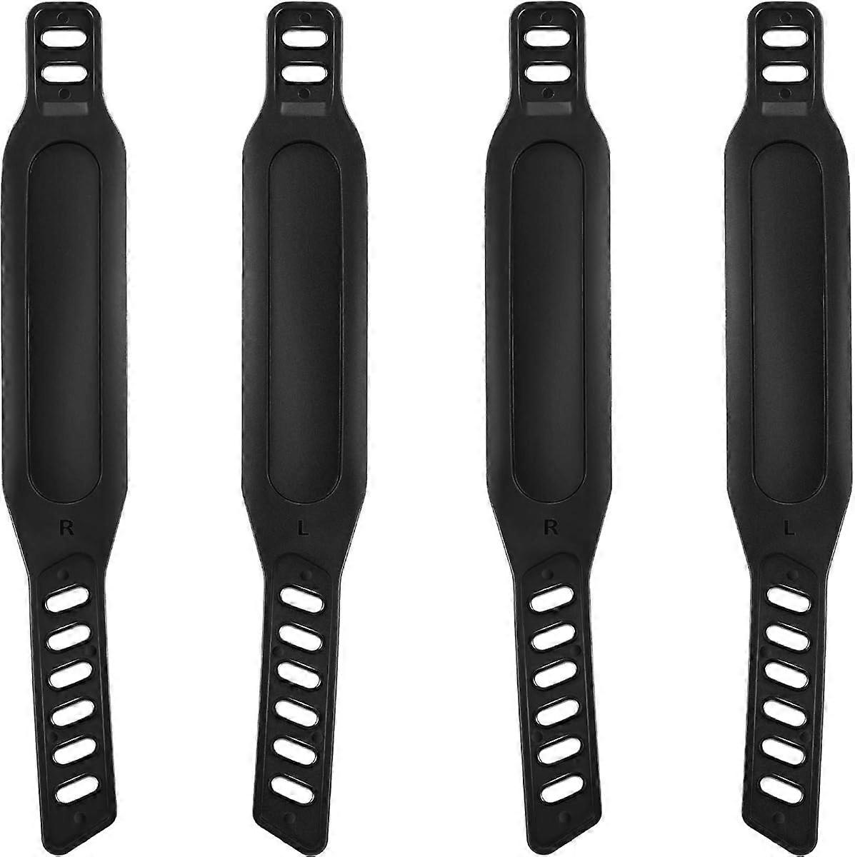 2 Pairs Exercise Bike Pedal Straps Universal Pedal Straps of 1.7 x 12 Inch for Exercise Cycle Home or Gym