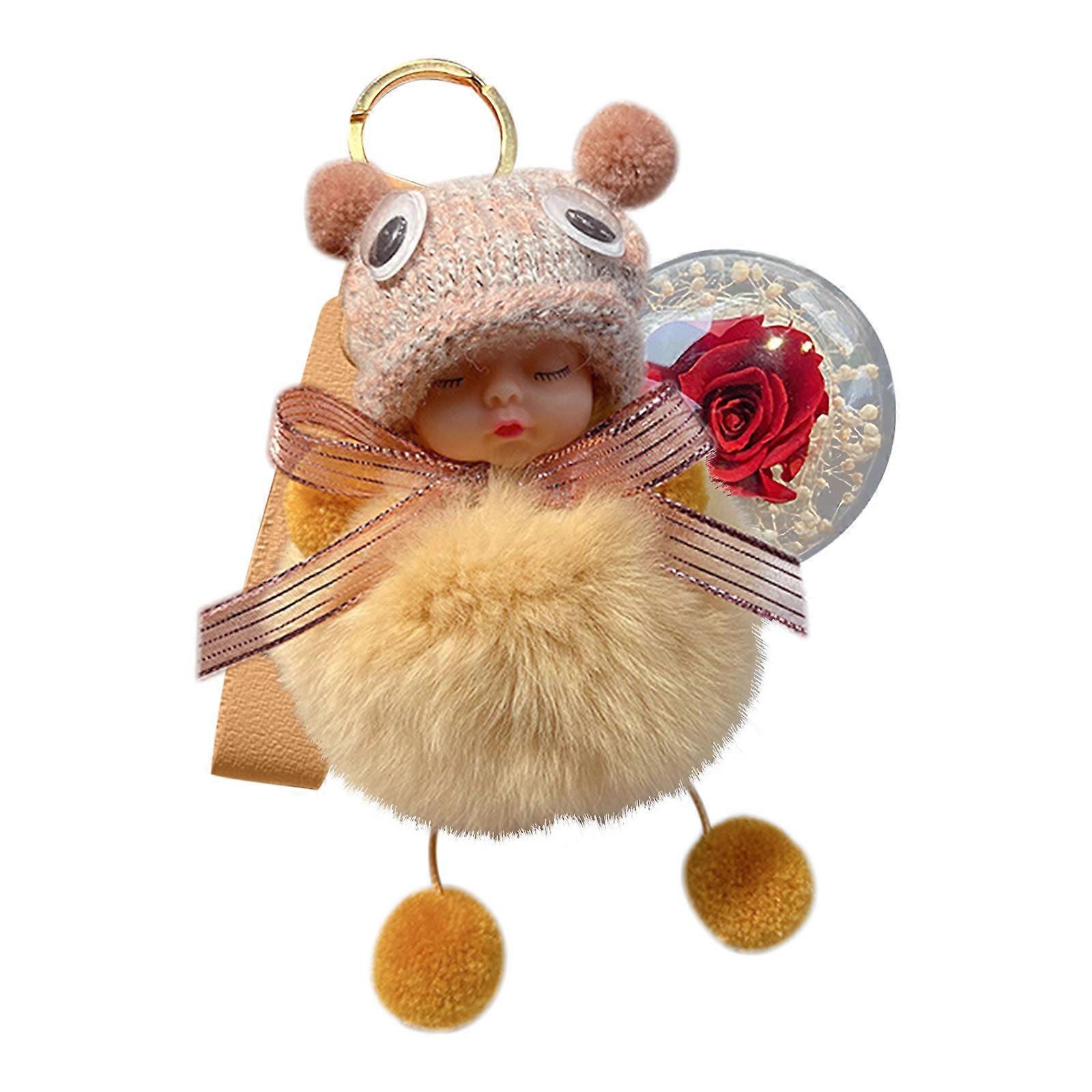 Lovely Simulation Plush Squint Doll Valentine's Day Rose 241799