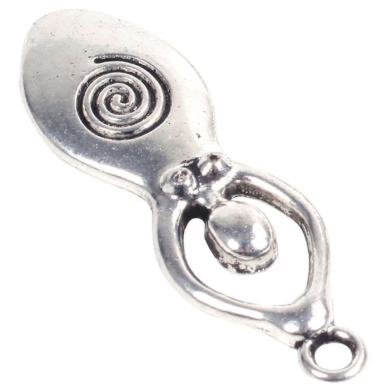 Pendants Venus Fertility Goddess Pregnancy Antique Silver 10 Pcs