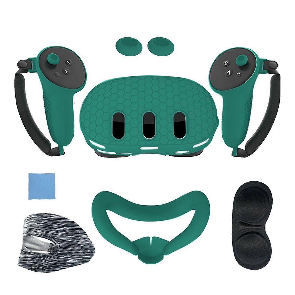 Silicone Protective Case for 3 VR Headset Head Face Cover Eye Pad Handle Grip Button Cap VR Accesso