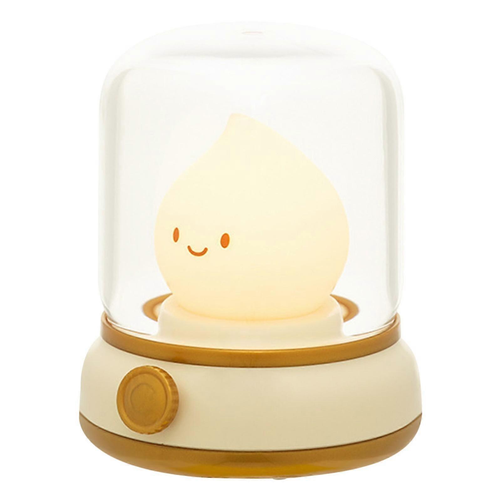 Vintage Oil Lamp Infinitely Dimmable Timer Night Light Soft Light Eye Care Companion Sleeping Bedside Lamps Flye2295