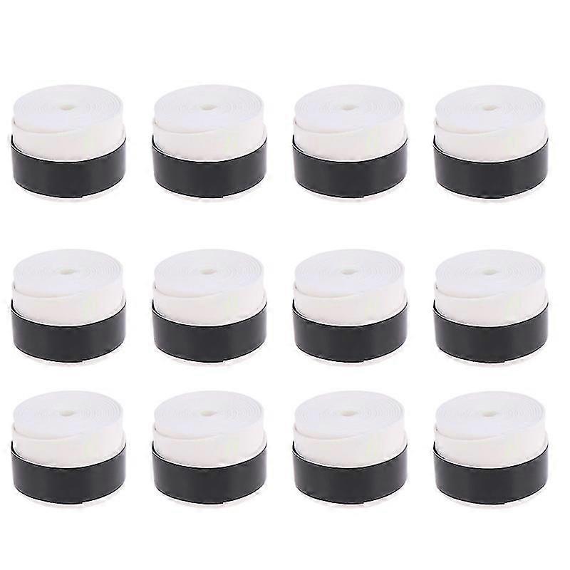 12pcs racket overgrips anti-slip tennis racket overgrips sweatband grip tapes