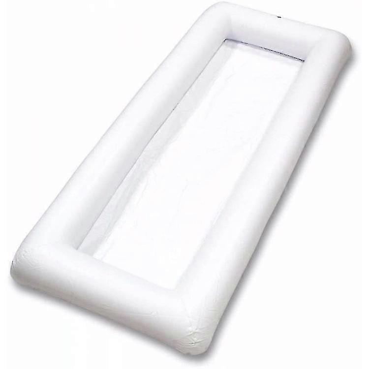 Spot Pvc Inflatable Ice Bar Rectangular Ice Bar Inflatable Salad Bar Water Inflatable Props Ice Bucket Ice Tank 1 Piece White
