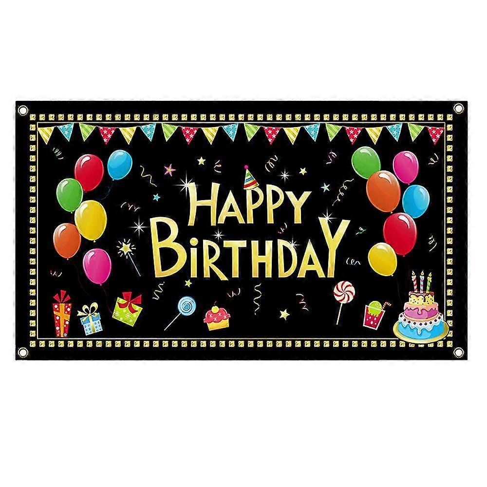 Colorful Birthday Layout Props, Background Cloth Banner