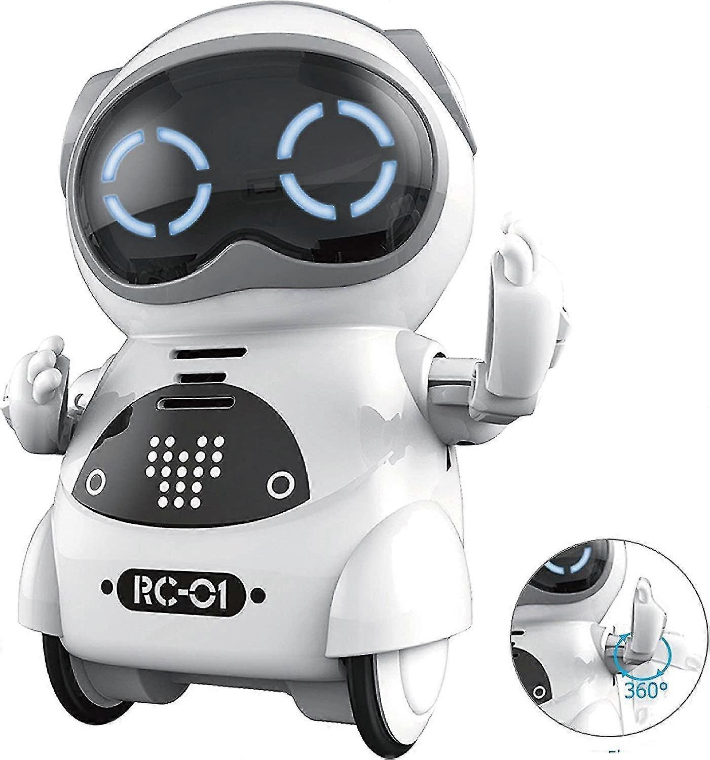 Educational Mini Pocket Robot For Kids Interactive Dialogue Conversation,voice Control