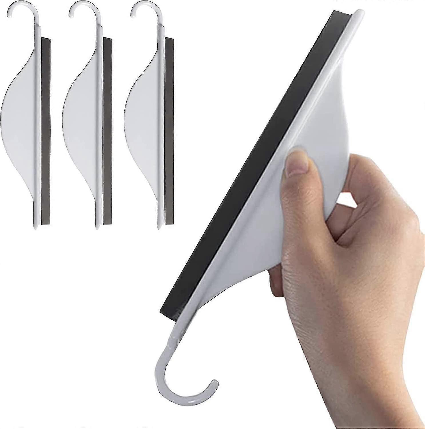 3pcs Shower Squeegee With Wall Hook, Bathroom Squeegee, Bathroom Window Squeegee, Bathroom Wiper