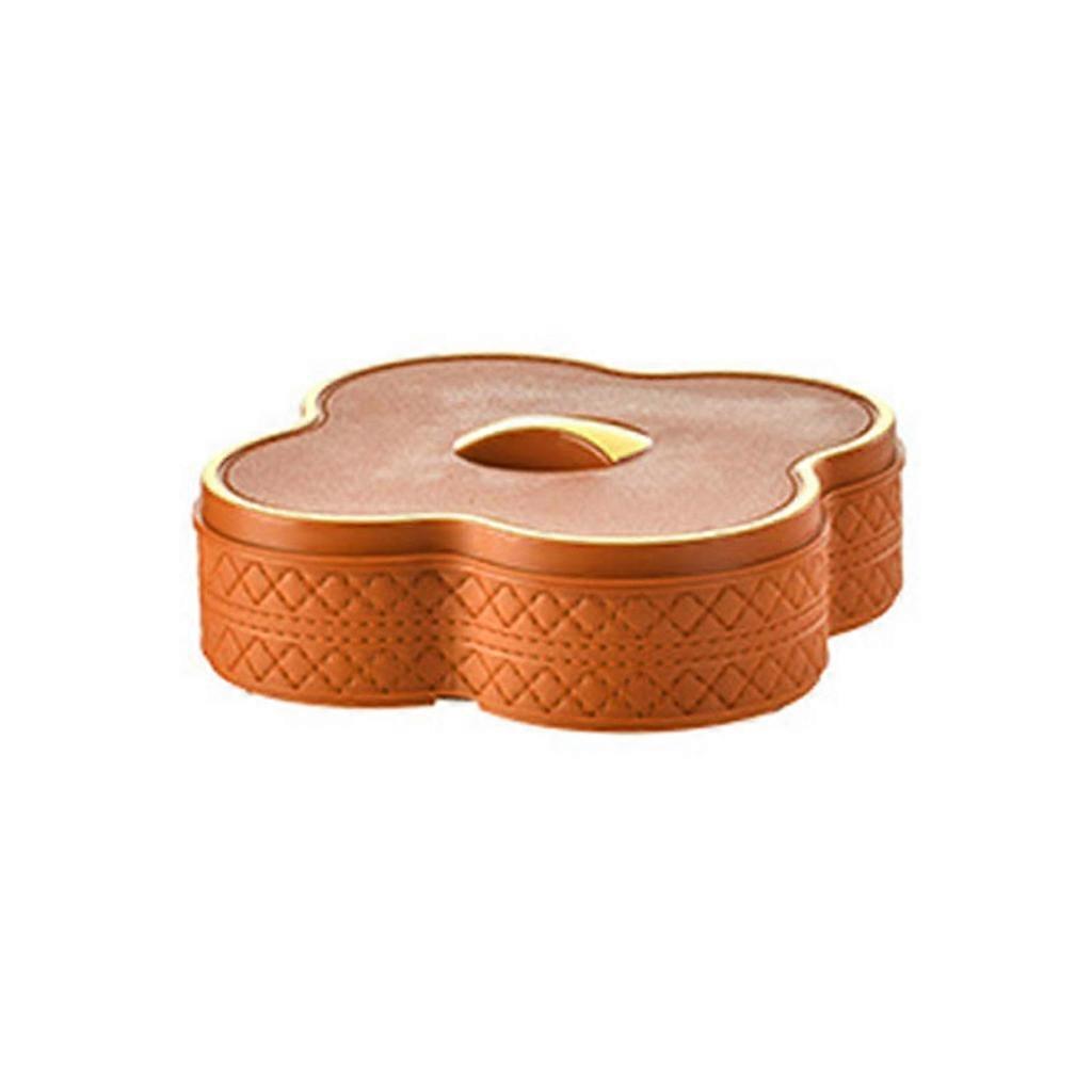 PE Dried Fruit Storage Box with Lid Stackable Portable Snacks Organization