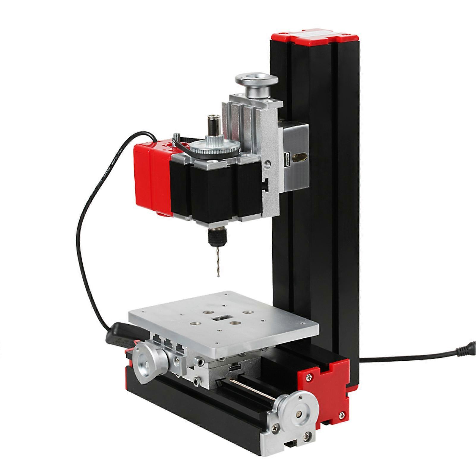 6 ב 1 מכונה שנאי ממונע מטחנת פאזל מחרטת דרילר מחרטת עץ קידוח שיוף כרסום מסתובב מכונת ניסור