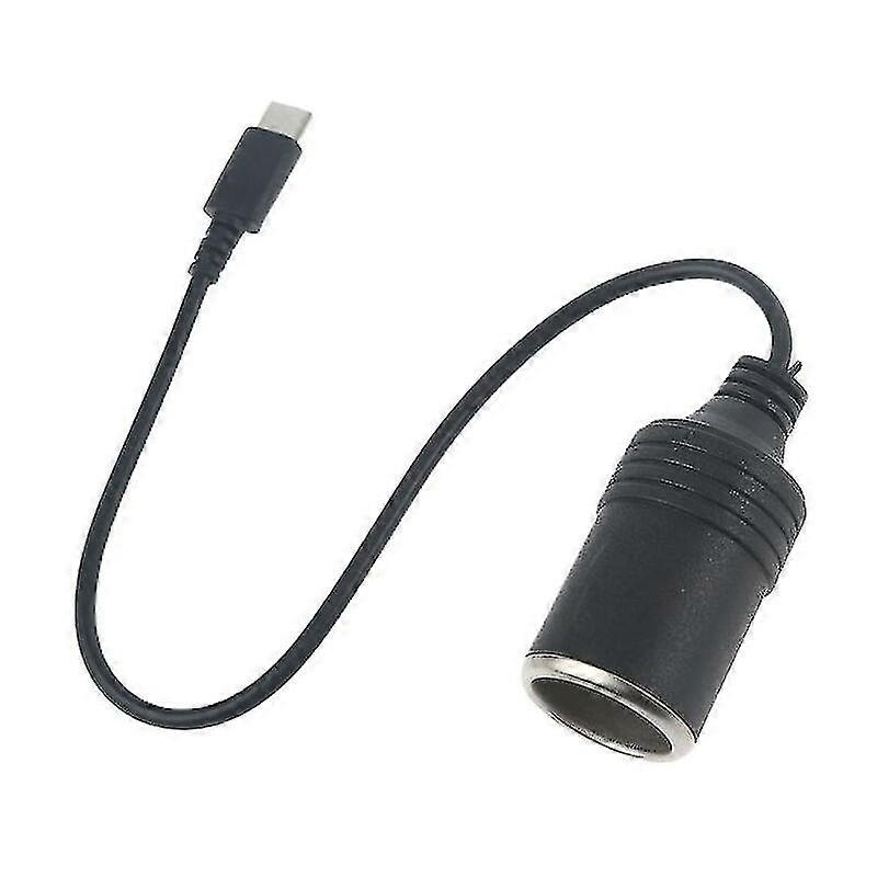 Usb C Type C To 12v Car Cigarette Lighter Socket Female Power Cable