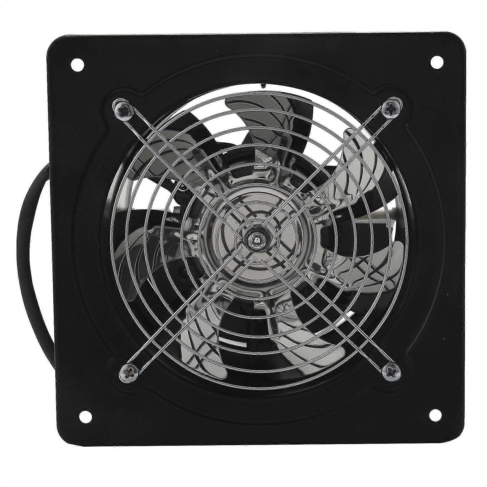 220V مروحة العادم 6 بوصة التهوية مروحة العادم شنقا الحائط منخفضة الضوضاء المنزل الحمام Kitche