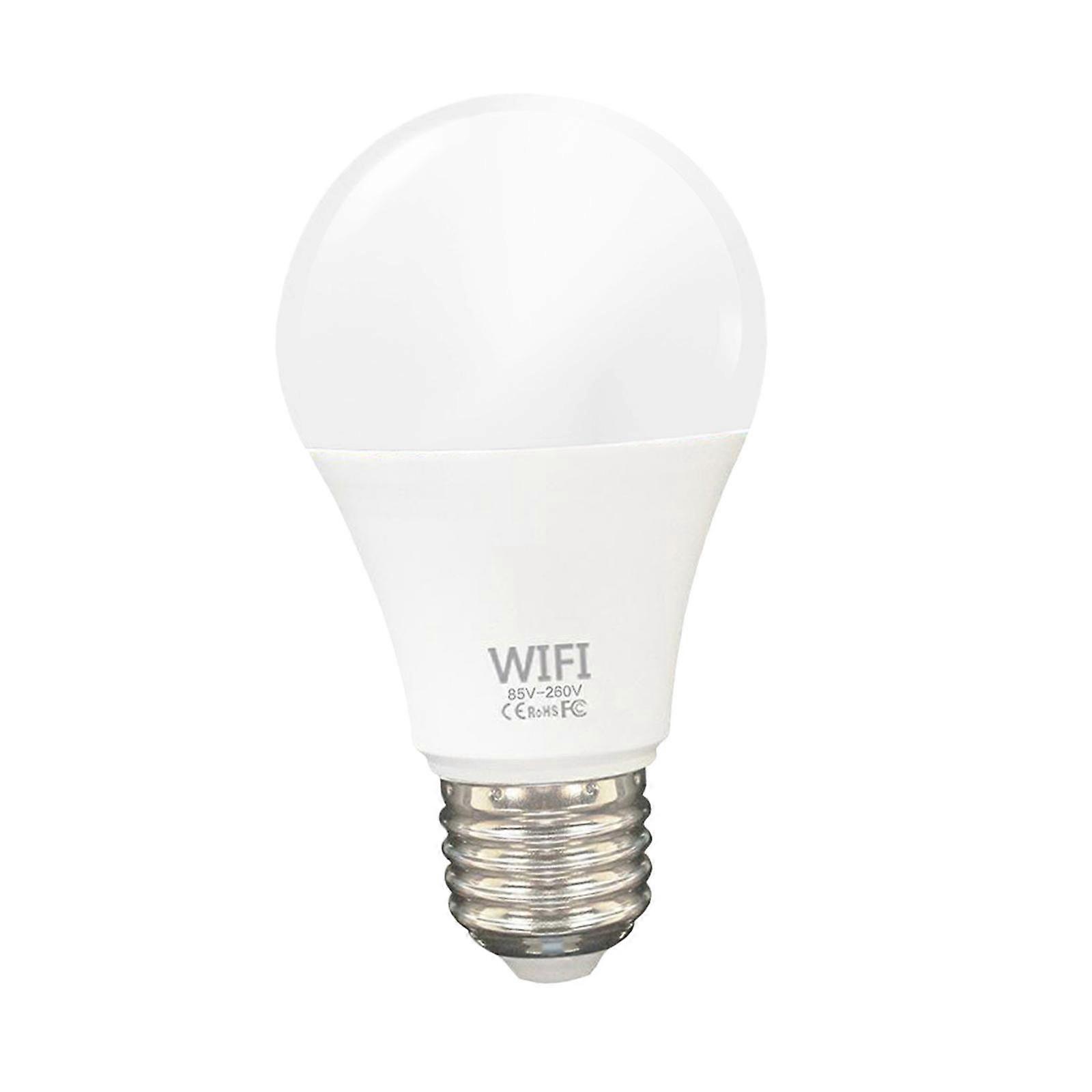 WiFi Smart Light Bulbs Dimmable LED E27 Control/Google Home/Alexa 12W 1000LM