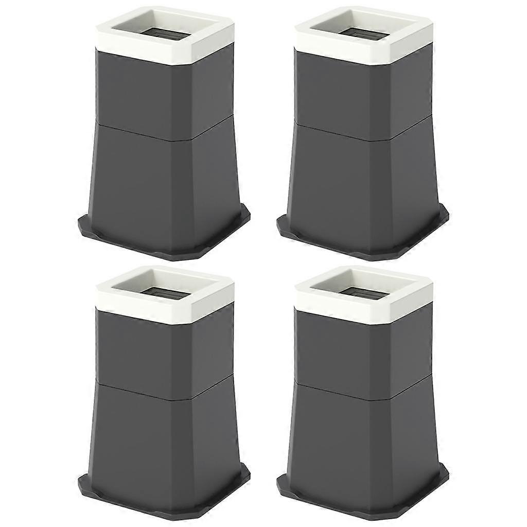 Furniture Risers Bed Risers Anti Slip for Sofa Bed Table Black
