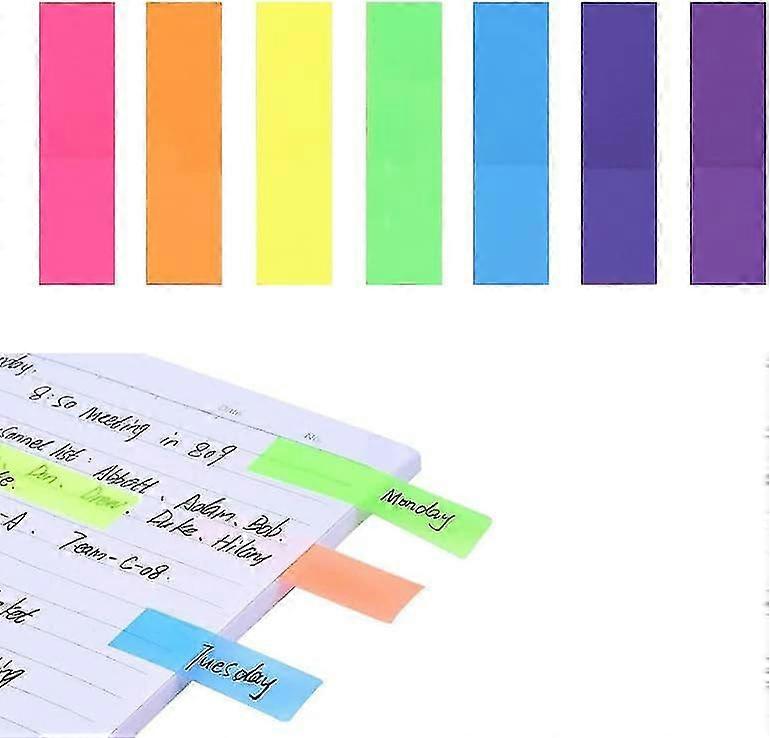 140pcs Sticky Notes 12 X 45mm,coloured Index Tabs For School Office Stationery Label Page Mark-YNP