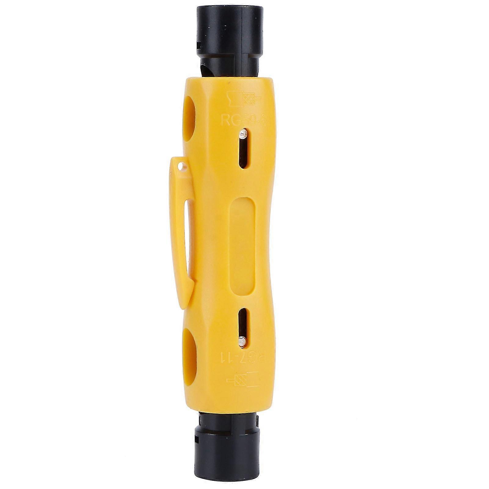 Adjustable Coaxial Cable Stripping Tool for RG59/6/7/11 - HT?323
