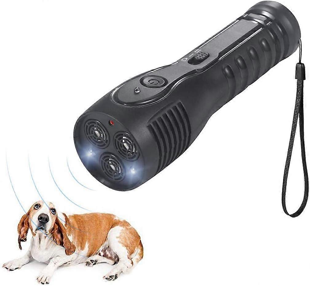 TCGG-Ultrasonic Led Dog Repeller, Anti Bark Devicehandheld Ultrasonic Led Dog Repeller, Portable Anti Barking Device, Rechargeable Ultrasonic Dog Repe
