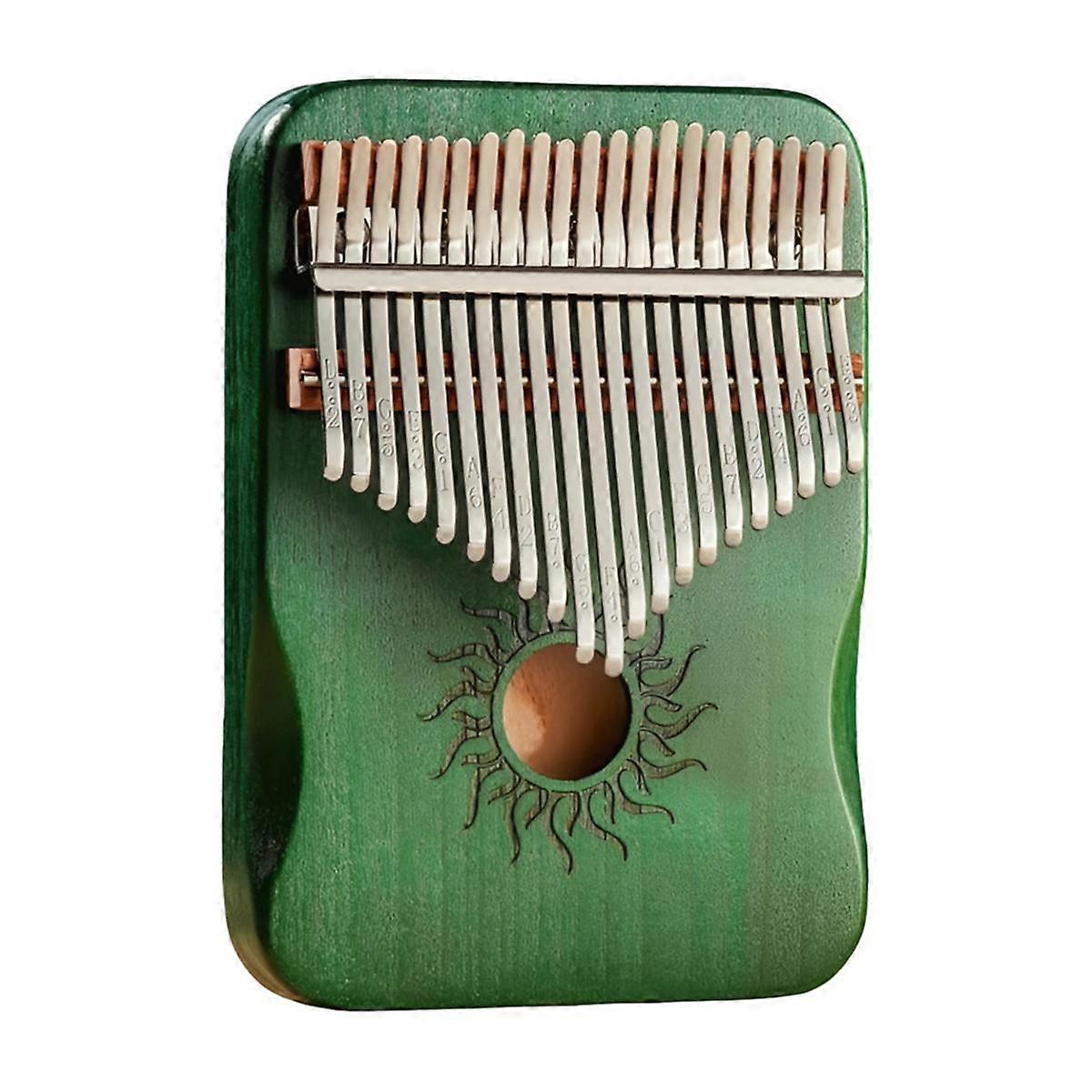 AllWood Maple Kalimba 17Key Mbila with Sound Hole Suitable for Beginners