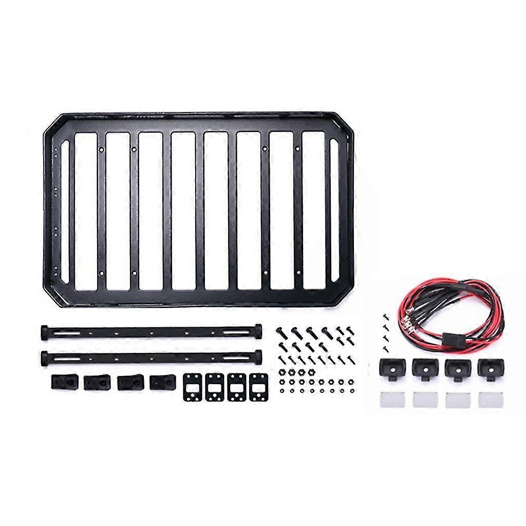 Practical Simulation 1:10 Remote Control Roof Metal Luggage Rack High Quality