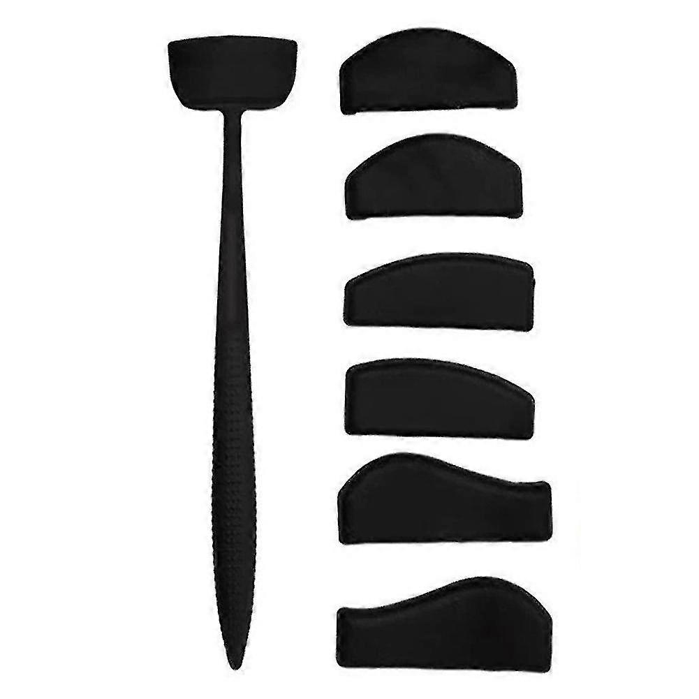 7pcs Set Eye Shadow Template Cut Silicone Eye Shadow Stamp Tool Lazy Fast Eye Makeup Kit