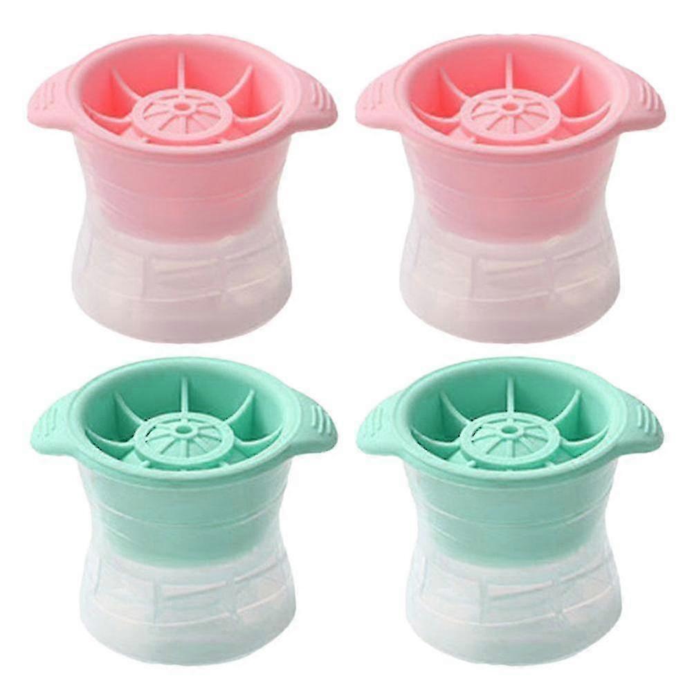 Silicone Ice Cube Tray with Lid and Storage Bin - Flexible Ice Cube Molds with Ice Container