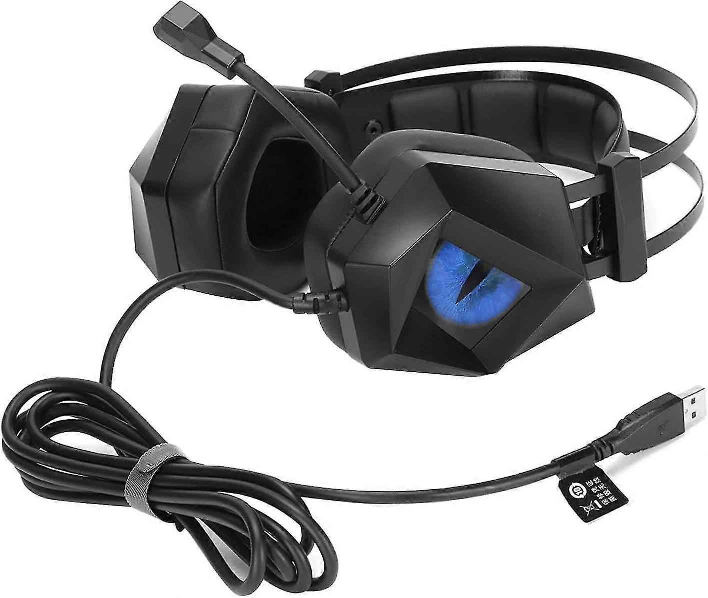 Gaming Headset  Wired Over Ear Headphones with Noise Reduction Microphone  Surround Sound Decoding Chip New Version size1