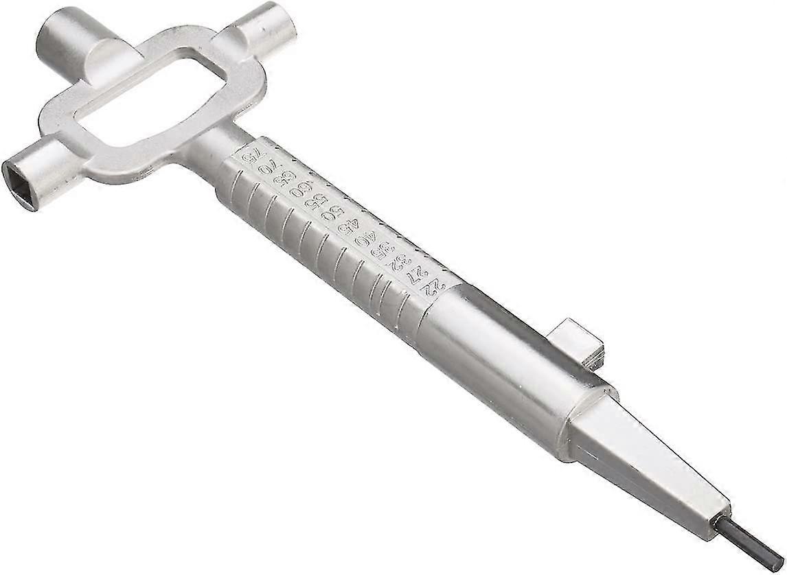 Locksmith Tool Multi Purpose Cylinder Gauge Cam Turner Spindle Turner(1pc, Silver)