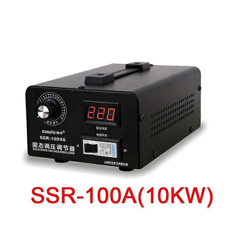 RU 220V Single Phase Solid State Voltage Regulator Electronic Silicon Controlled Voltage Regulator 100A SSR-100A