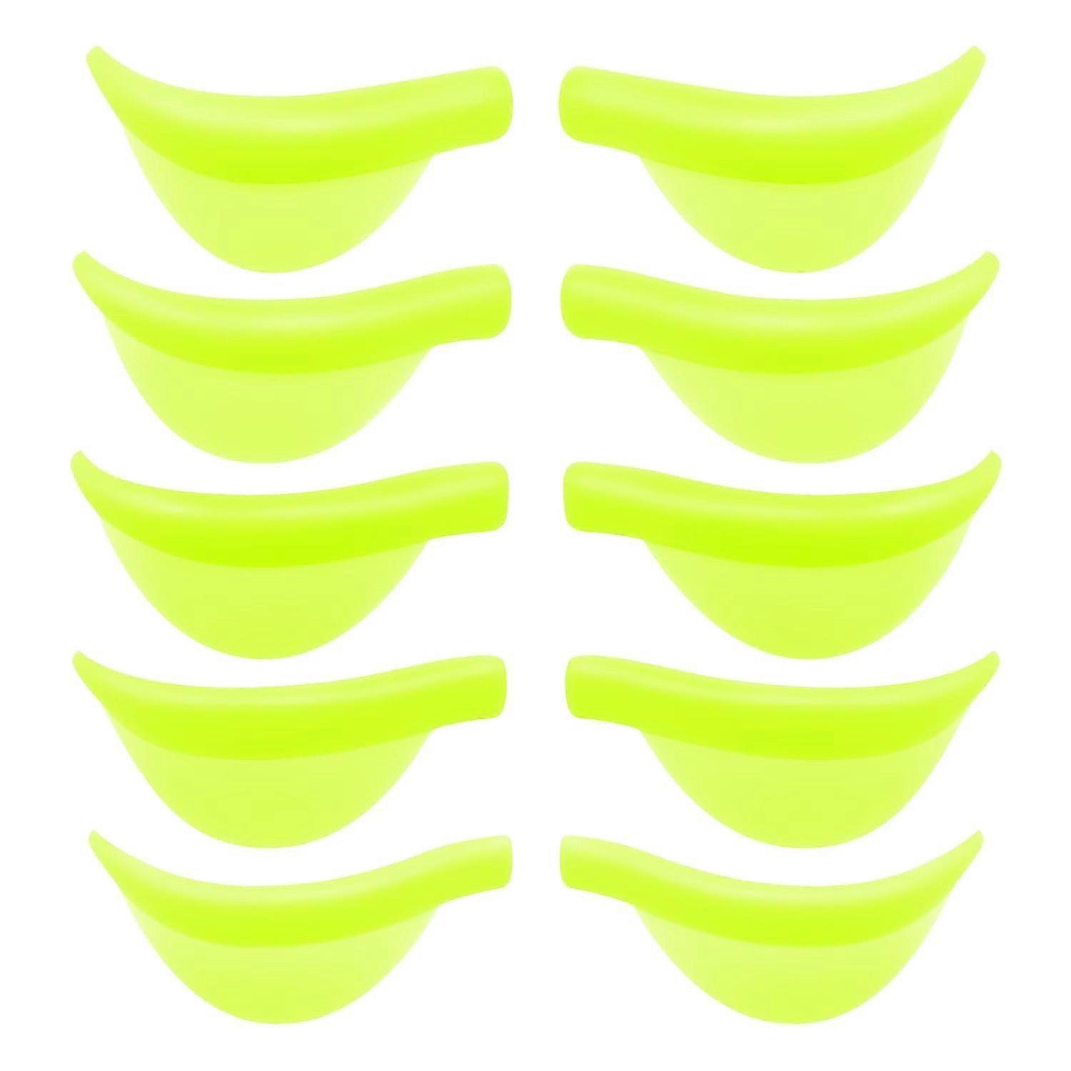 5 Pairs Eyelash Lifting Pads Perm Pad, Eyelash Perm Silicone Pads 5 Sizes Reusable For Different Length Eyelashes