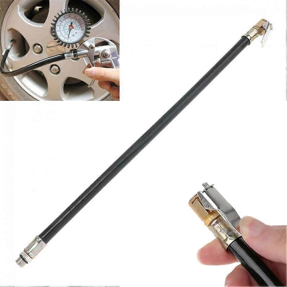 Car Tire Inflator Hose Inflatable Car Adapter Tyre Air Pump Extension Tube Tire Pump Gauge Hose Connector
