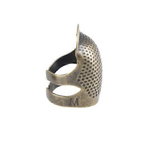 Top needle,Sewing Thimble Finger Protector Adjustable Finger Metal Shield Protector Pin Needles Sewing Tool