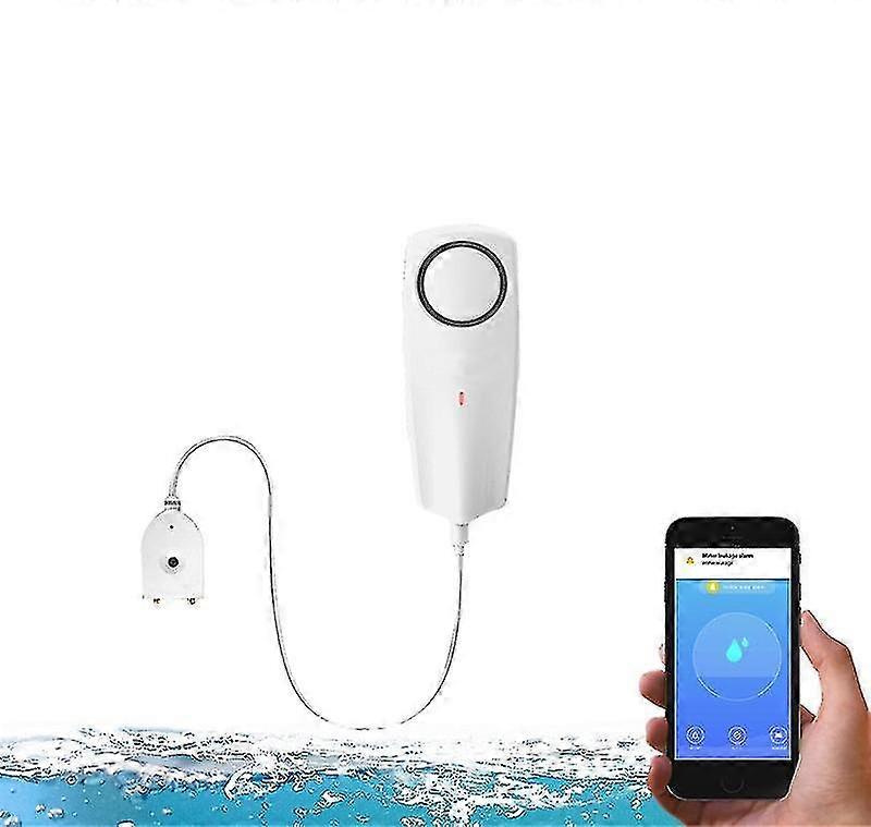 New 2023 Wifi Water Detector Leakage Alarm Smart Mobile Detector Tuya Smart App Alexa Push Alarm Alerts