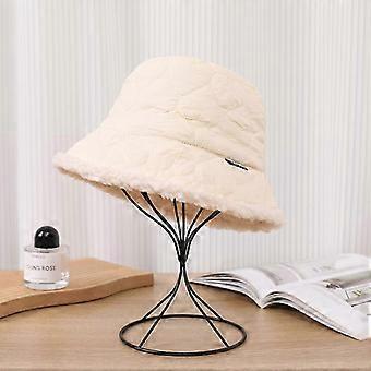 Women's Winter Bucket Hat Beige One Size for Most 56-59 cm