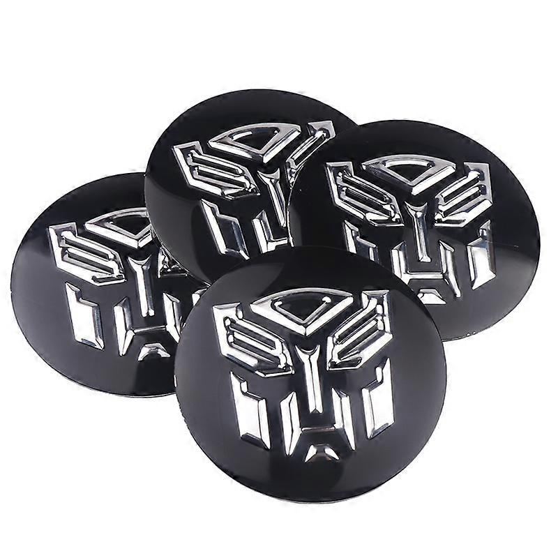 Lot de 4 cache-moyeux de roue 3D 56/65 mm, autocollants, emblèmes, accessoires de décoration, style automobile