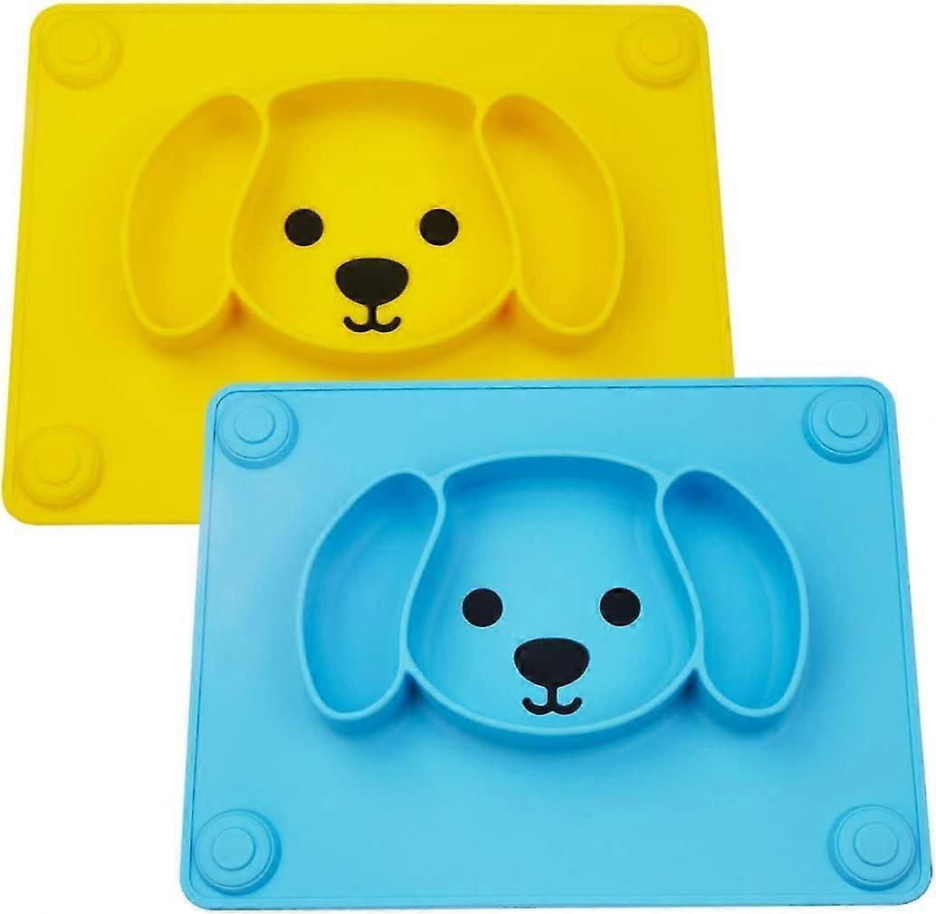 2 Pcs Dog Sd Dinner Plates For , Er