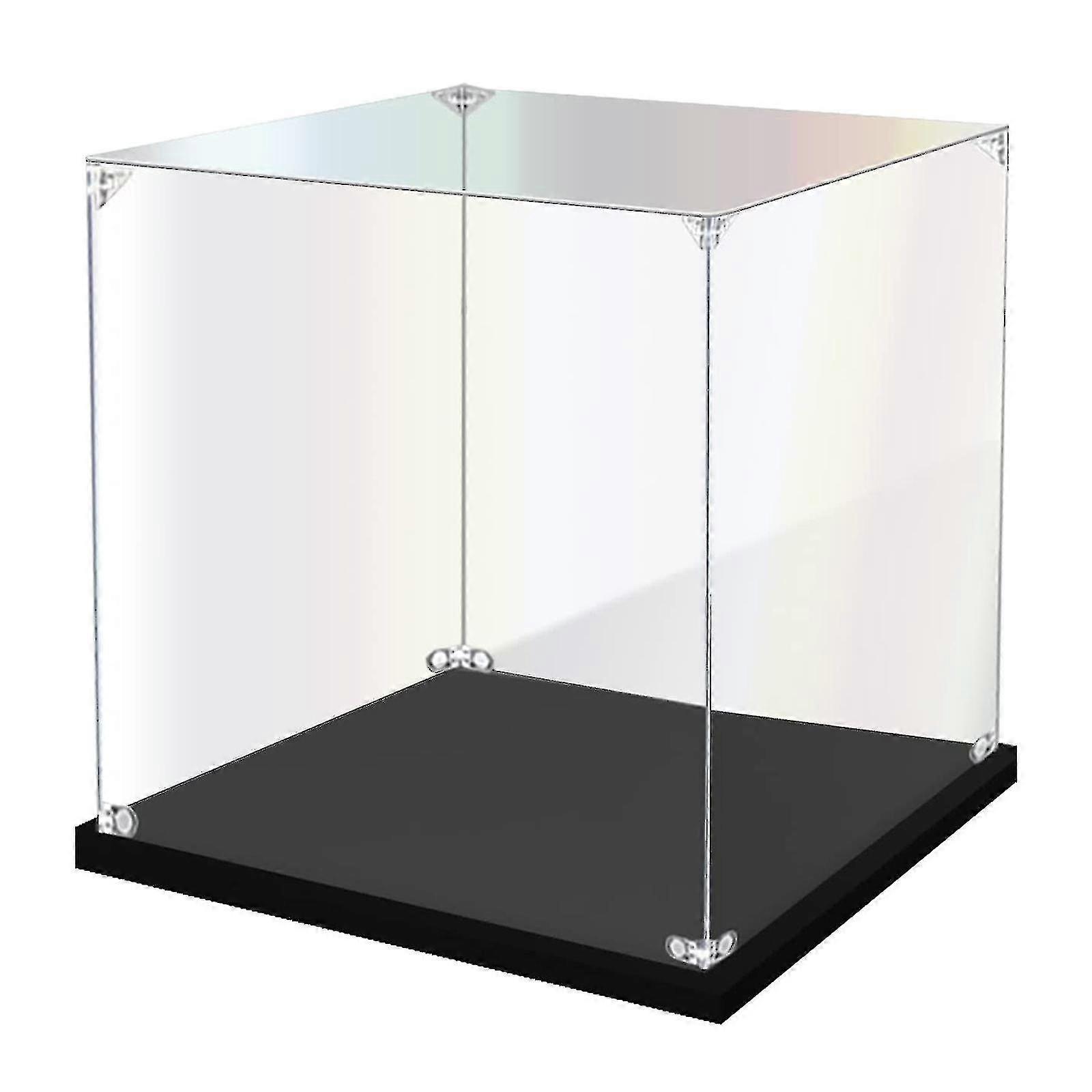 Displaybox aus Acryl mit Basis Vitrine Klare Vitrinen Store Display Cube