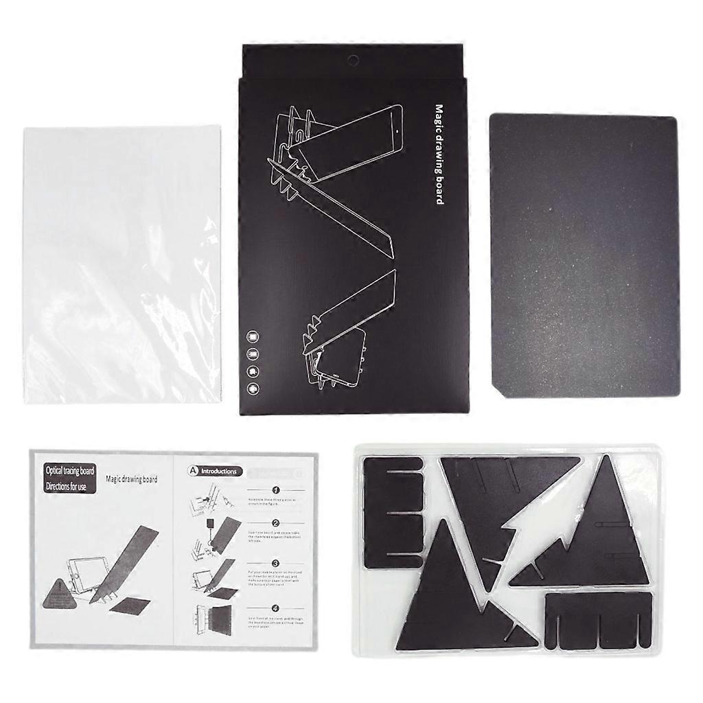 Optical Drawing Board Portable Tracing Board Image Sketching Tool for Kid