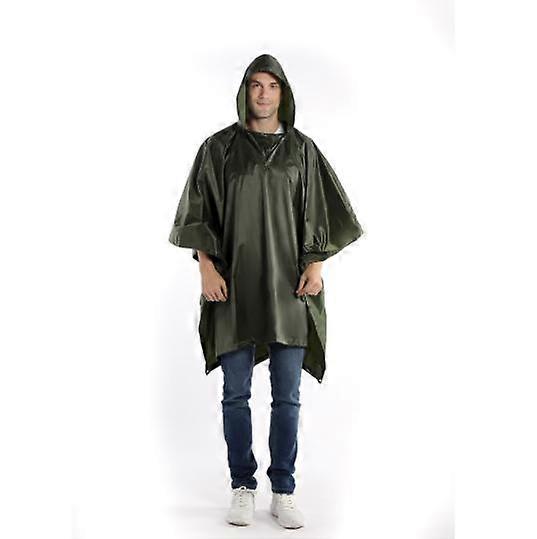 Hooded Rain Poncho Jacket Coat for Adult , Lightweight Raincoat