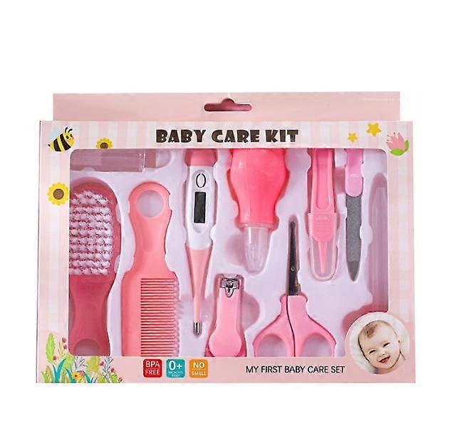 Baby Safety Care Set Include Hair Brush Comb Nail Clipper Nasal Aspirator