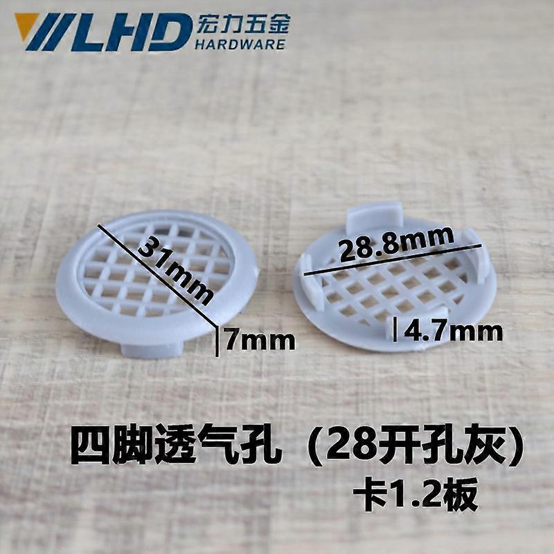 50pcs Soffit Vent Decorative Vent Cover Round Bathroom Cabinet Accessory