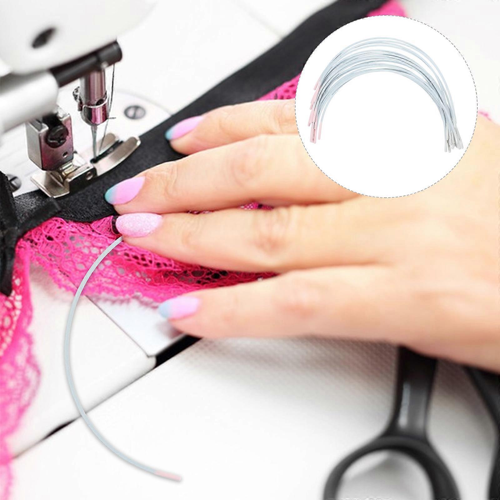 10 Paia Ferretti Per Reggiseno Di Ricambio - Anelli In Acciaio Per Riparazione Reggiseni Donne - Foto 5