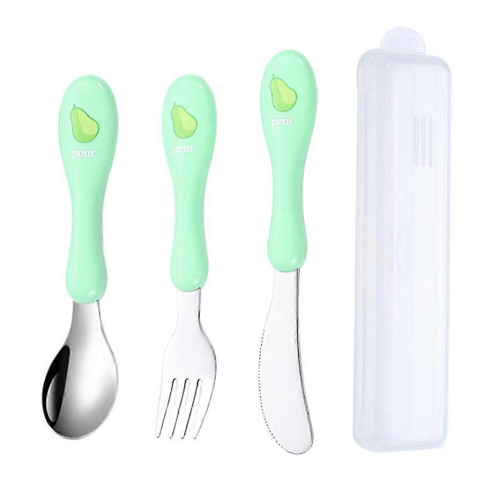 Reusable Child Cutlery Flatware Includes Fork Knife Table Spoons For Eating