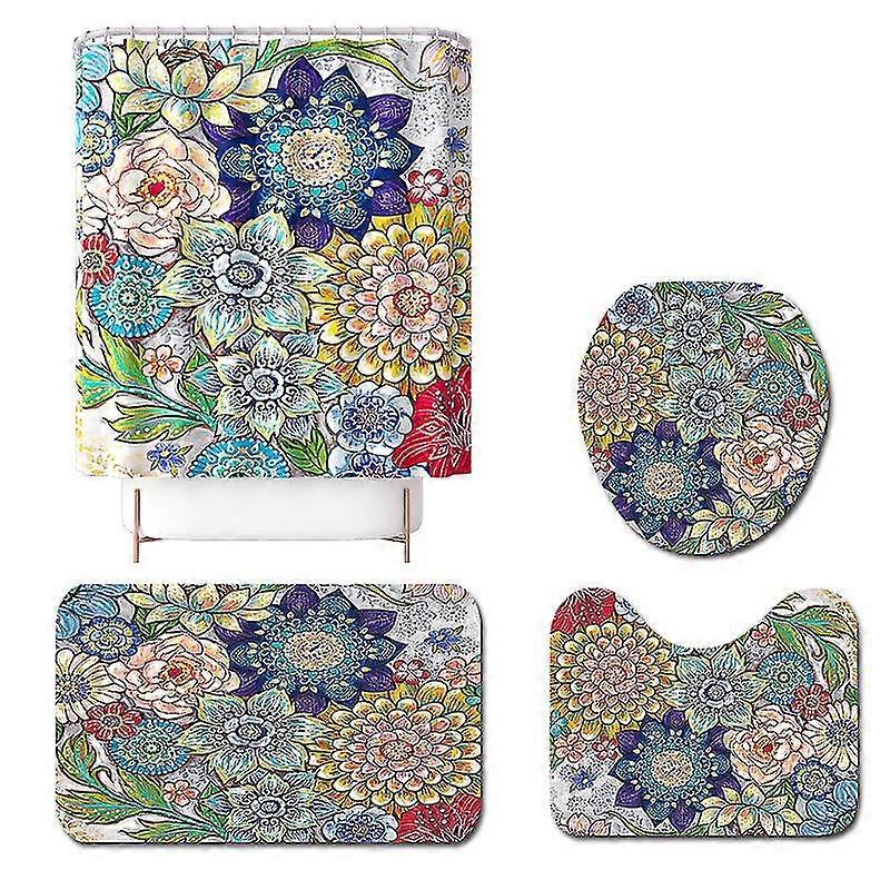 Mng Plant Printing vedenpitävä wc-tyynysarja