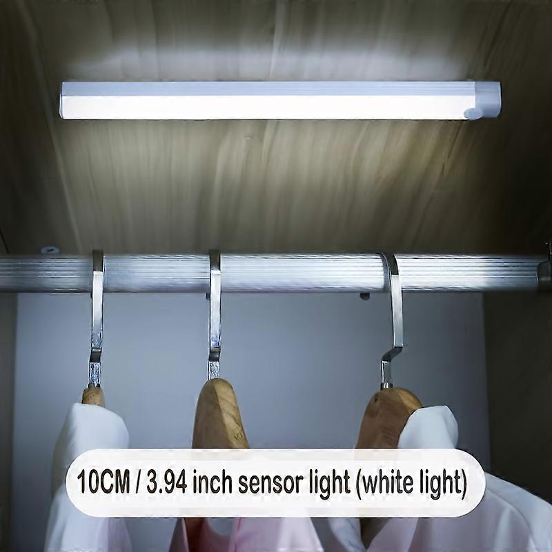 חישת גוף אדם חכמה אור LED, פס ארוך אלחוטי ספיגה מגנטית אור ארון בגדים נדבק, USB עם ארון יין נטען L