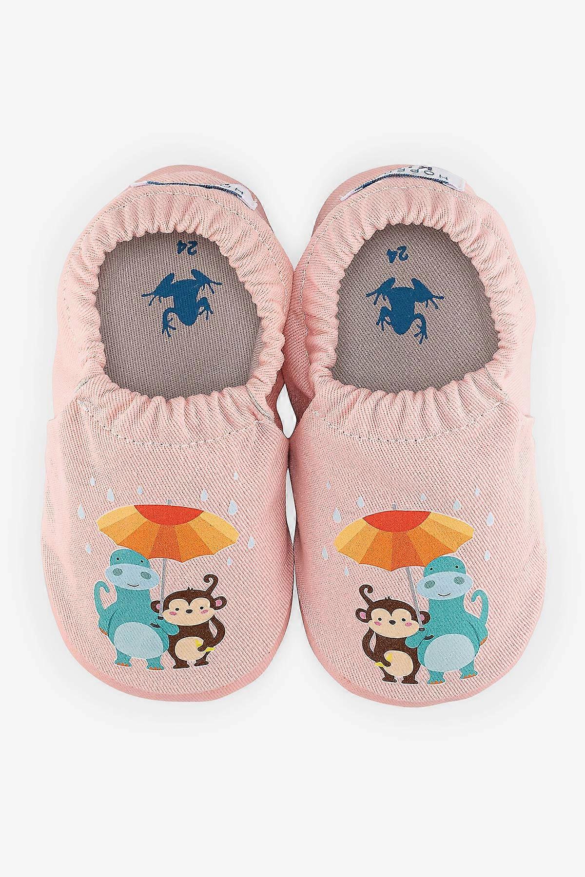 Umbrella Flower Hyper Powder Pink Barefoot Smart Booties