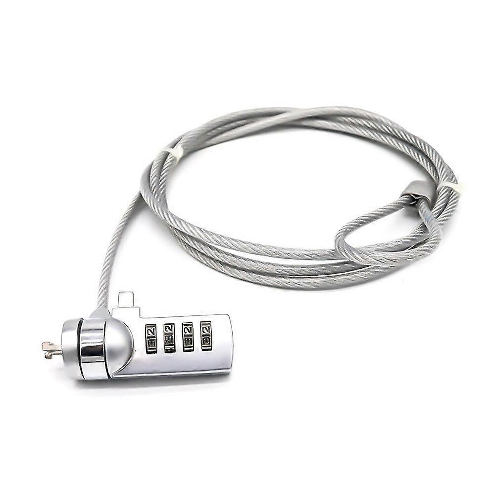 4 Digit Laptop Anti Theft Lock Security Cable Password Protections