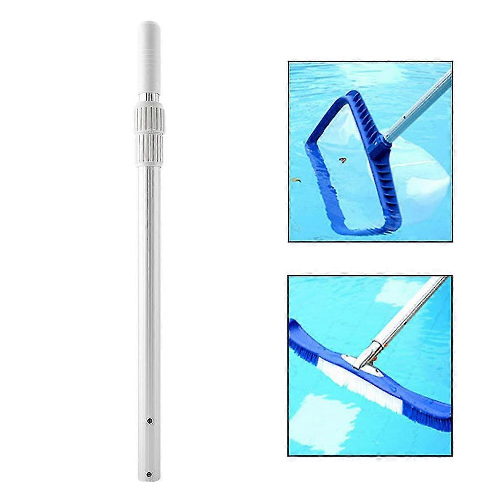 Aluminium Telescopic Swimming Pool Cleaning Pole - Multi-function Long Handle Pole