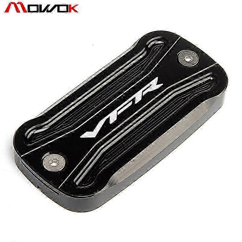 Superior 5 colors Black+red Motorcycle CNC Brake fluid reservoir cap For Honda VFR 800/800X Crossrunner/800F/1200X Crosstourer vfr