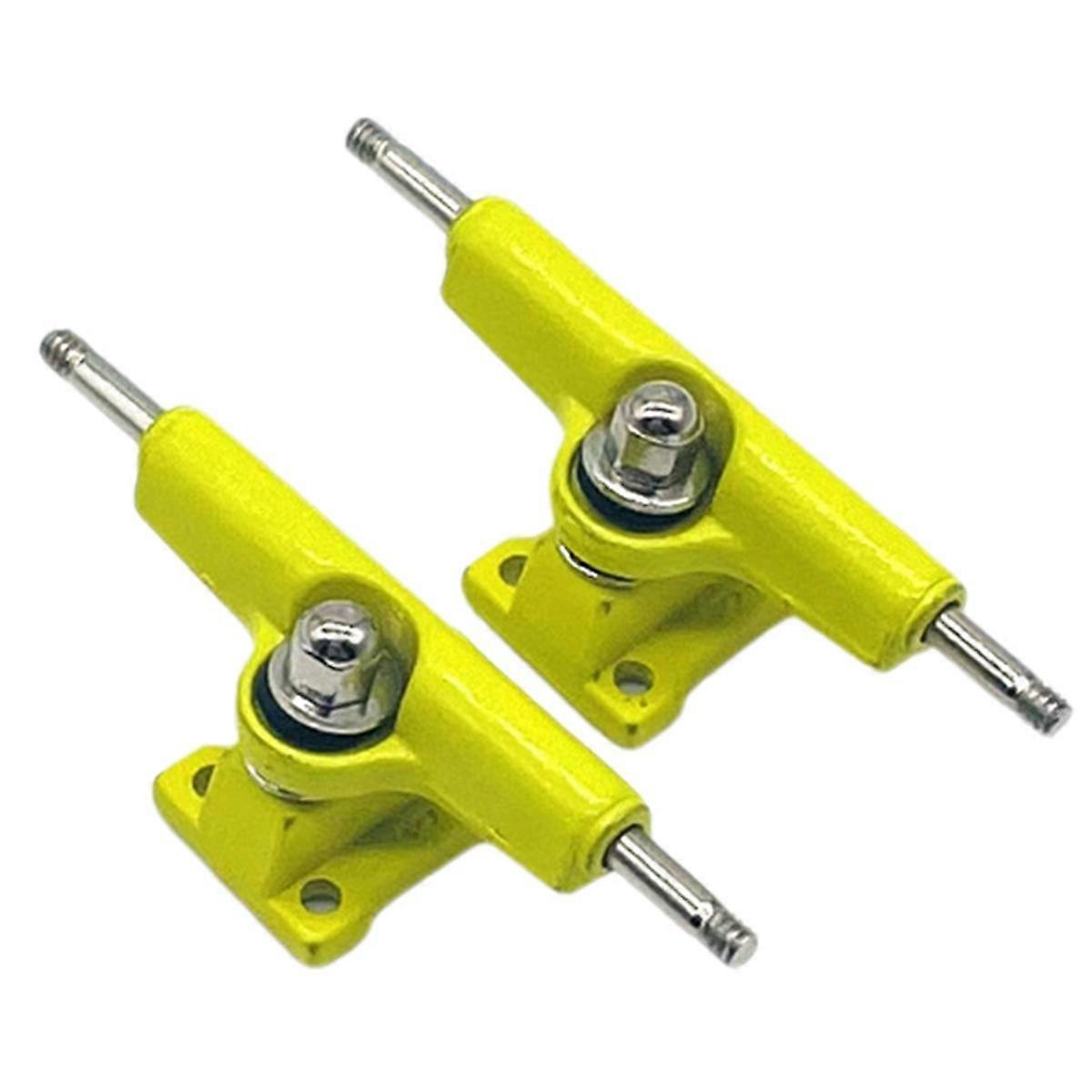 Finger Skateboard with New Hanger and Base for Professional Finger Skateboards Yellow